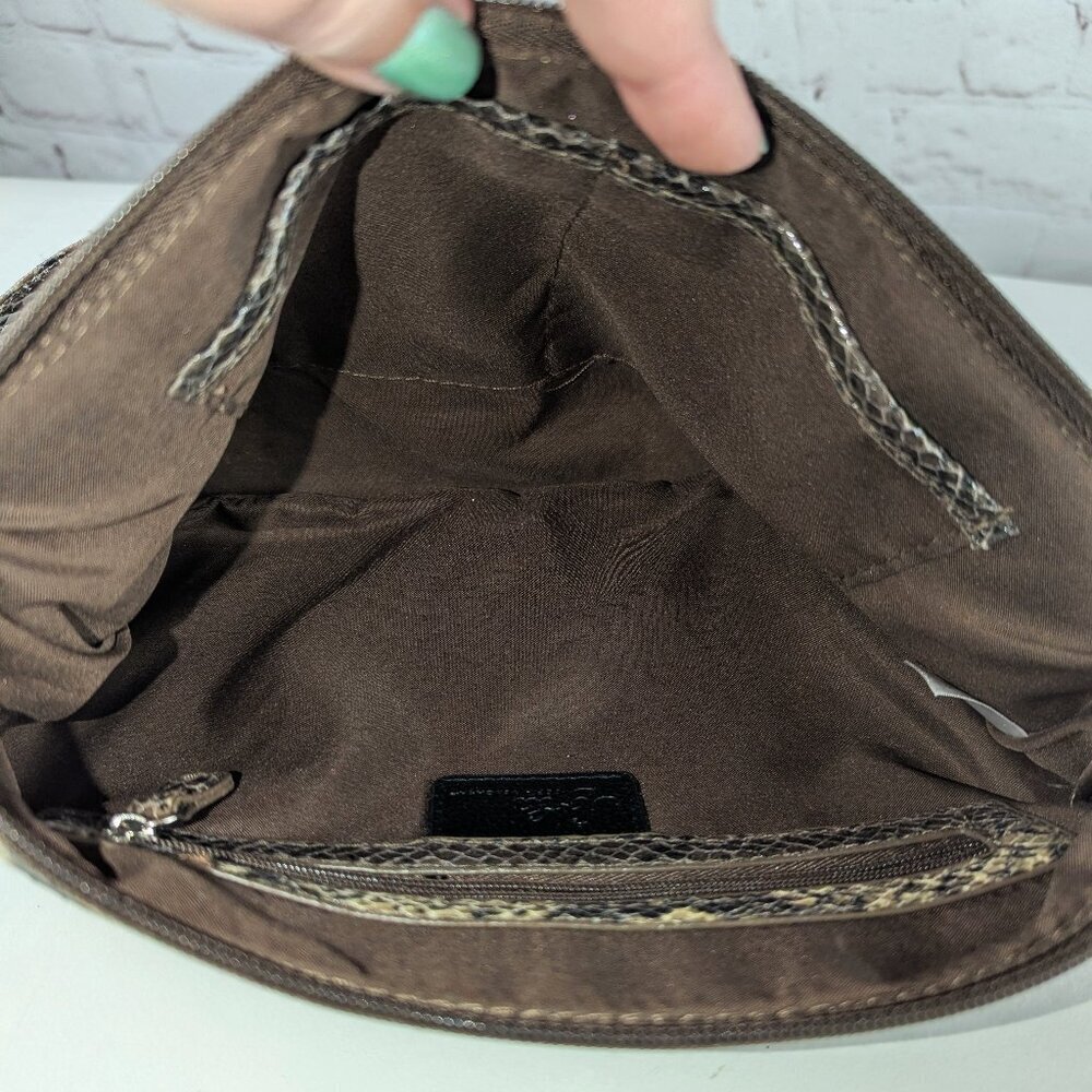 Sofia Vergara Faux Snakeskin Shoulder Purse - Picture 12 of 14